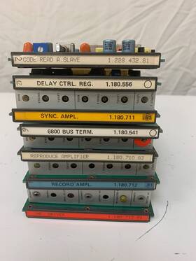 1.228.433.81 Studer Lot Of 7 A800 Reel To Cards- Working
