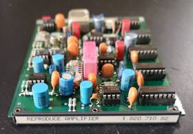 1.820.710.82 Studer A 810 / 820 Reproduce Amplifier Pcb Card -reel Tape Deck