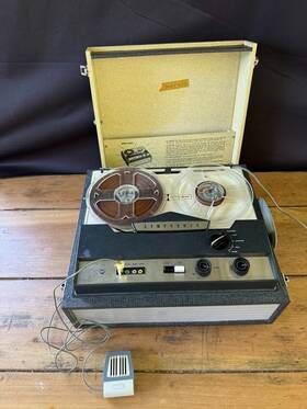 M2ro1 Symphonic Vintage Reel To Tape Recorder Made In England Works