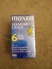 T-120 Maxell Videocassette Standard Grade