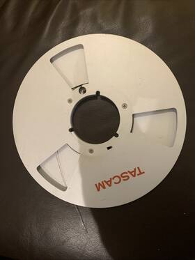 Re-1400 Tascam 1 Silvery 10.5ftft 1/4 Light Metal Aluminum Reel To Tape