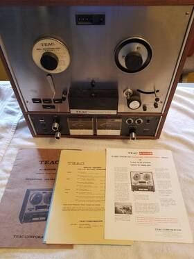 1040-s Teac 1040s Reel To Tape Deck With Manual