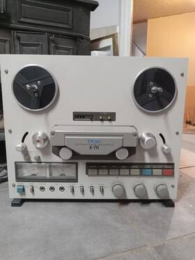 13579 Teac X-7 Reel To Tape Deck Dual Capstan Drive Bi-directional With Manual