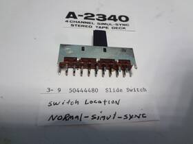 50444480 Teac Switch Slide 18 Pin Location Normal / Simul-sync For A-2340 Reel To