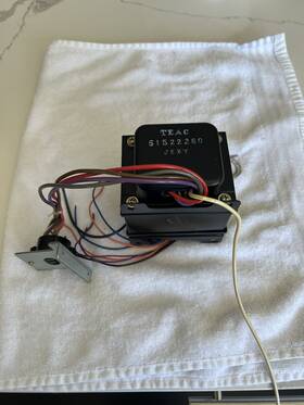 Teac 51522260 X-7r Reel - 110 To 240 Power Transformer Also Fits X-10 X-10r
