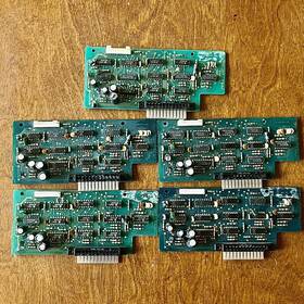 51923040 Teac 51923041 Lot Of 5 Vintage Control Unit Pcb Boards Untested