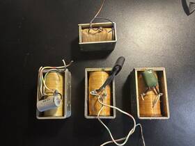 Teac 61617-1 Vintage And Kgs Solenoid Coil Lot Rl-613 Rl-614 100v Dc 1300 Bonus