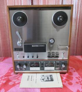 A-7030u Teac Reel To Stereo Tape Recorder With Manual And Cover