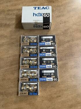 Crc-60 Teac Hdx60 Hdx-60 Tapes Untested Preowned