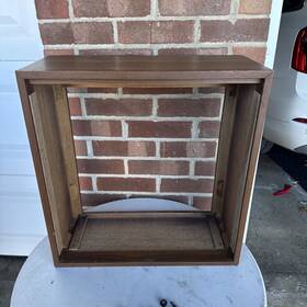 X10-1000 Teac Series Original Wood Cabinet From X-10r Reel To