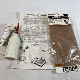 Tma-234 Team Electronics Vintage Tape Head Demagnetizer With Manual - Single Probe