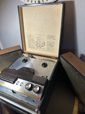 Telectro Ss461-2 Portable Reel To Player Rare 1960 S