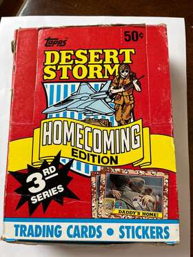 Topps 041116134593 Desert Storm Homecoming Edition Trading Card Bx / 36 Unopen Wax Seal Packs