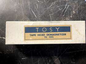 Td-101s Tosy Tape Head Demagnetizer - Working Vintage With Box-new