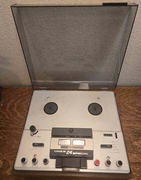 9000l Uher 24 Special By Martell Reel To Reel&dust Cover Untested No Power Cord