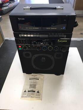 P24018140 Venturer K-890 Karaoke Double Cassette System
