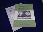 Vr-6000 Ampex Operating Manual And Schematics For Model Videotape Recorder