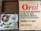 Vt-800 Cupitone Vintage Solid State Voice Lead Portable Reel To Audio