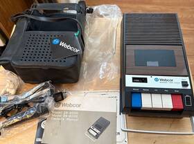 24-6000 Webcor Vintage Tape Recorder Automatic Level Control - Model Extras Rare