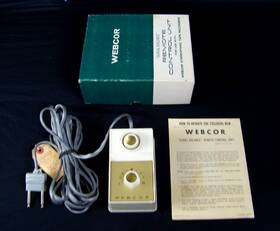 2949-1 Webcor Rare Vintage Stereo Remote Control For Regent Reel To Tape Recorder