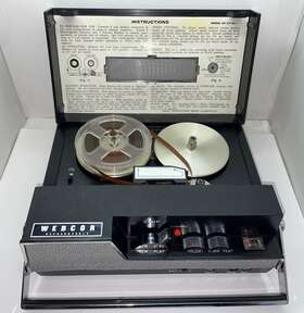 Ep-2741-1 Webcor Ep-2714-1 Vintage Model Rechargeable Solid State Tape Recorder With Box