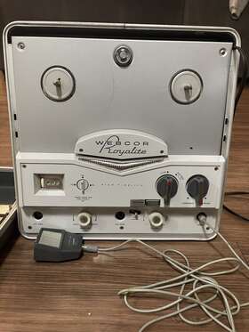 Ep2001-10 Webcor Vintage Reel To Tape Recorder Model Tested Works