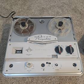 Webcor Ep2001-1a Vintage Regent Model Ep-2810-1 Reel-to-reel Recorder With Tapes Original