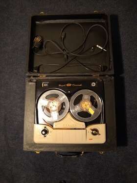 Ep2612-1 Webcor Vintage Royal Coronet Model Reel To Tape Recorder