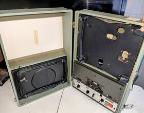2568av Wollensak Vintage Rare 2505 Tape Recorder Speaker System Excellent