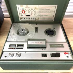 Wollensak 6030av Reel To Tape Recorder Powers On Untested 3m Vintage