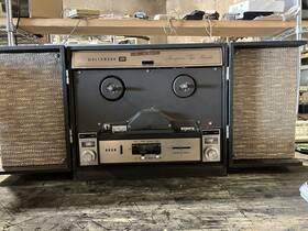 Wollensak3m Wollensak Vintage Stereophone Tape Receiver Model 1280 With Speakers