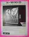 X-1810 D Akai Stereo Tape Deck 70s Dealer B W Brochure Specs