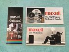 Xl-1s Catalog Brochure Sales Sheet Mailer Folding Maxell 3 Foldout Reel To Tape Ud-xl Cassette Video
