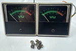 Akai GX-225D Reel To Tape Deck Left And Right Vu Meters With Screws Oem. Fixed Price $26.94.