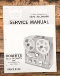 Roberts Model 1055 Reel To Service Manual *original*. Fixed Price $24.97.