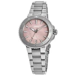 New Oris Aquis Date Automatic Pink Unisex Watch 01 733 7770 4158-07 18 05P. Fixed Price $1382.00.