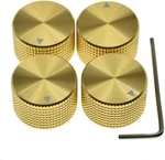 4PCS Guitar/bass/amps Set Screw Aluminium Pot Knobs 1/4" Top Hat Bell. Fixed Price $15.99.