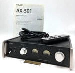 Teac AX-501 Stereo Integrated Amplifier W/remote Manual Power Cable Tested. Fixed Price $449.99.