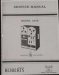 Roberts 333X Reel Service Manual Photocopy. Fixed Price $24.99.