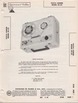 1960 Fujiya Corder EX-311 Reel Service Manual Photofact Schematic Repair. Fixed Price $8.99.