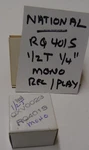 Tape Head Mono Record/play 1/2T 1/4" National For RQ401S Echo Nos. Fixed Price $27.72.