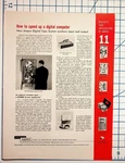 Vintage Ampex Digital Tape System Ad 1950S Computer FR-300 FR-400 Data Recorder. Fixed Price $19.00.