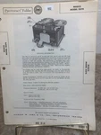 Pf Masco Model D37R Reel To Tape Recorder Technical Data Sheets - Read. Fixed Price $7.50.
