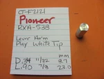 Pioneer RXA-538 Lever Mechanism Knob Cap White For Play CT-F2121 Cassette Deck. Fixed Price $7.48.