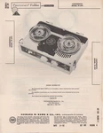 1962 Continental TP-394 Reel Tape Recorder Service Manual Photofact Fix. Fixed Price $8.99.