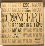 Vintage Concert Recording Tape 7 Reel 1.5 Mil 1200 Ft 69 Dupont Radio Shack. Fixed Price $11.80.