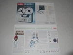 Akai Open Reel To GX-650D Stereo Brochure '78 4 Pgs, Article, Specs, Info. Fixed Price $9.99.