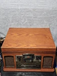 Crosley CR2405C Turntable Cd Recorder Cassette Player Radio Wood System. Fixed Price $145.00.