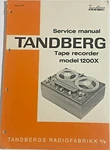 Vintage 1970 Tandberg Tape Recorder 1200X Service Manual Oslo. Fixed Price $13.99.
