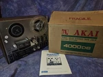 Akai 4000DB Reel To Recorder W/box & Manual! Works! Excellent Condition. Fixed Price $499.99.